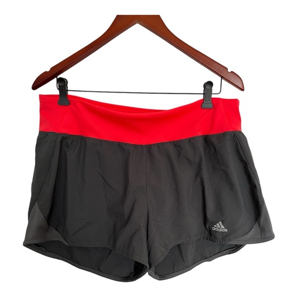 Adidas Women's Gray and Pink Running Shorts size XL - Picture 1 of 5